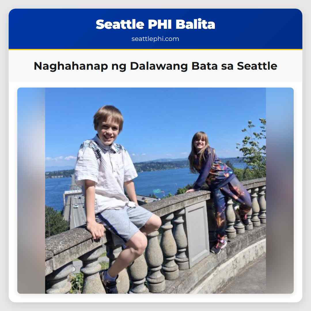 Naghahanap ng Dalawang Bata sa Seattle