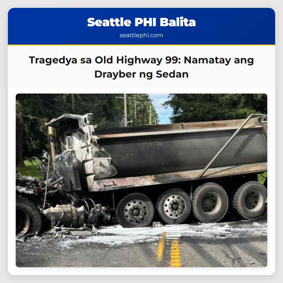 Tragedya sa Old Highway 99 Namatay ang Drayber ng Sedan