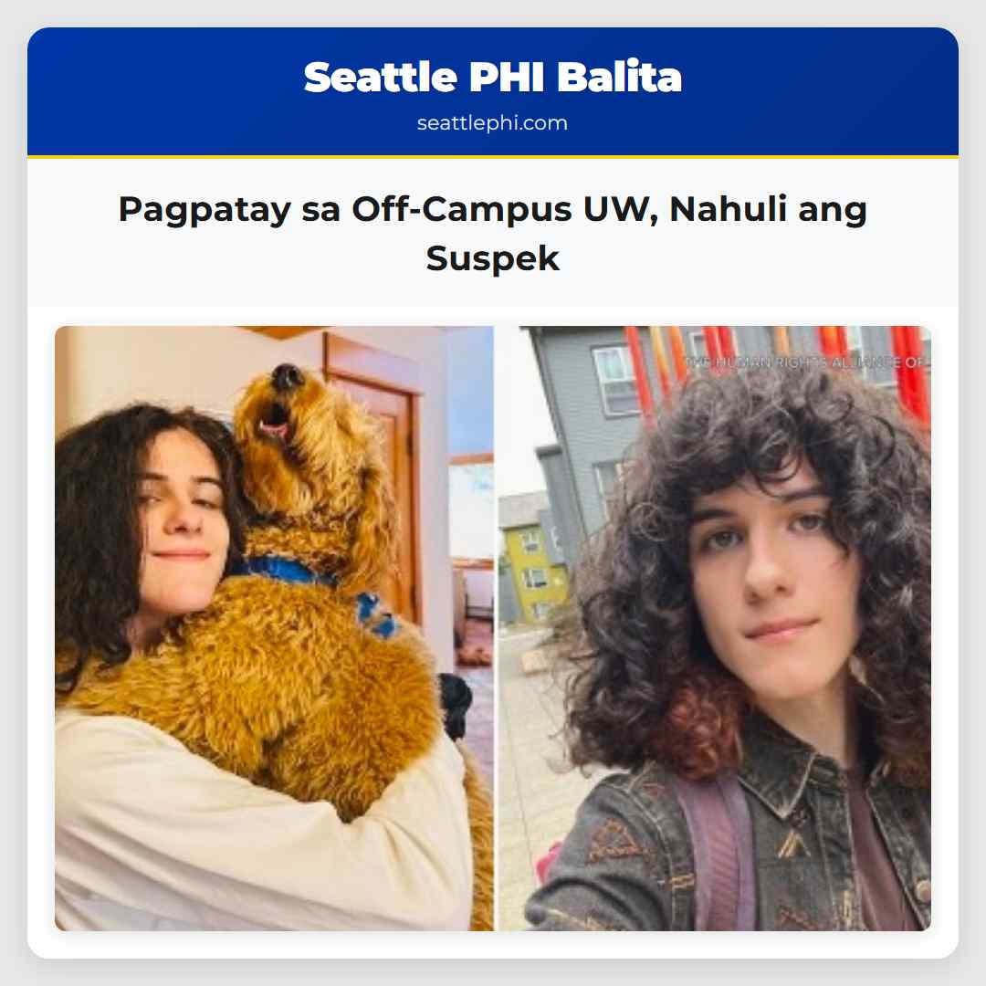 Pagpatay sa Off-Campus UW Nahuli ang Suspek