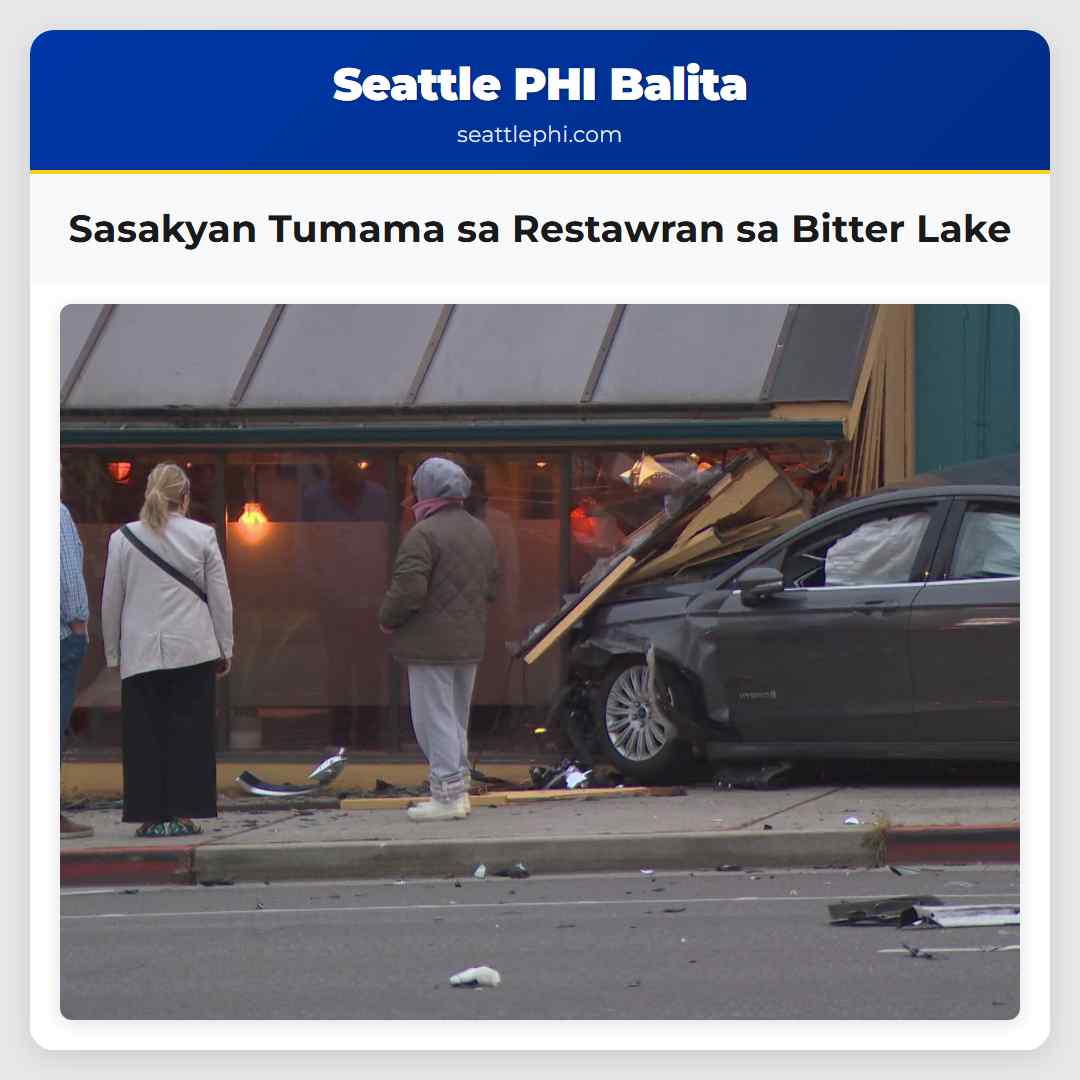 Sasakyan Tumama sa Restawran sa Bitter Lake