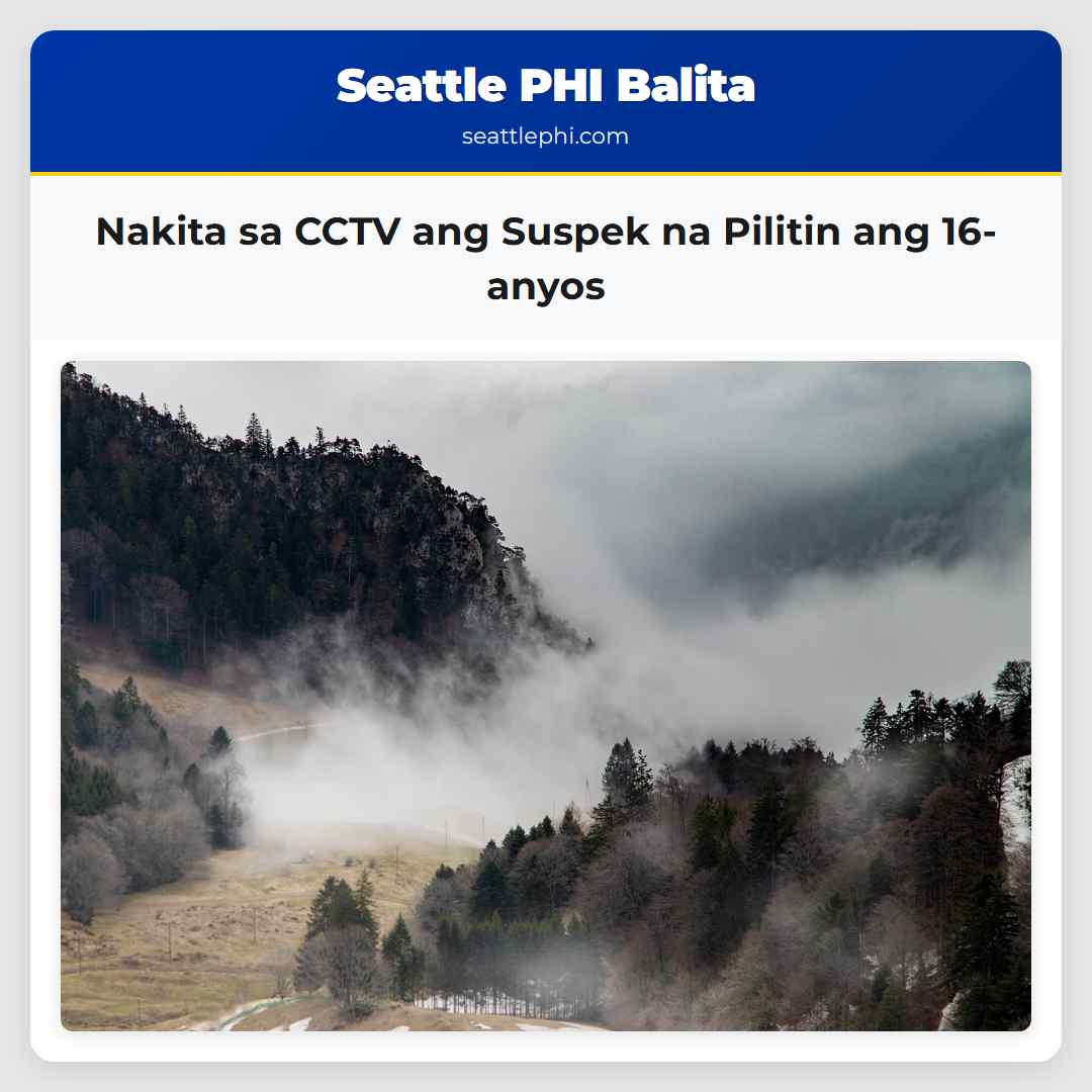Nakita sa CCTV ang Suspek na Pilitin ang 16-anyos
