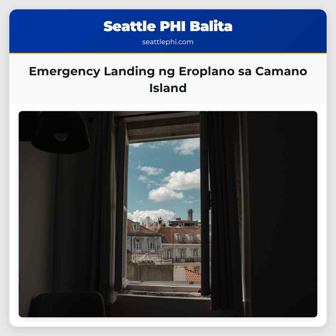 Emergency Landing ng Eroplano sa Camano Island