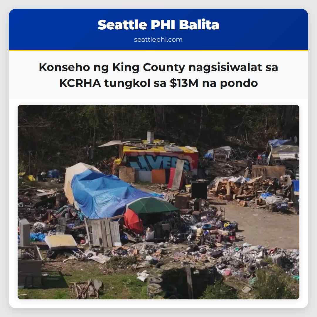 Konseho ng King County nagsisiwalat sa KCRHA