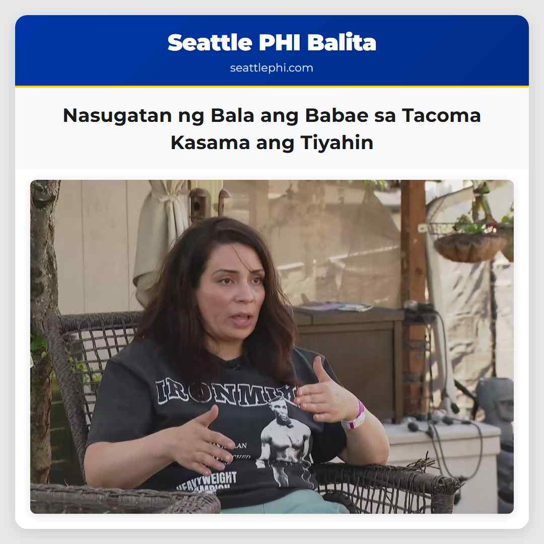 Nasugatan ng Bala ang Babae sa Tacoma Kasama ang