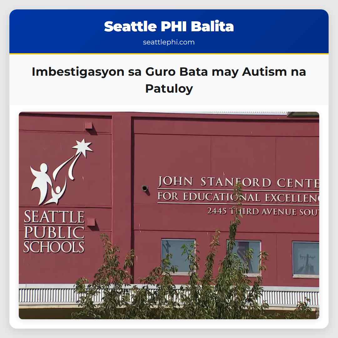 Imbestigasyon sa Guro Bata may Autism na Patuloy