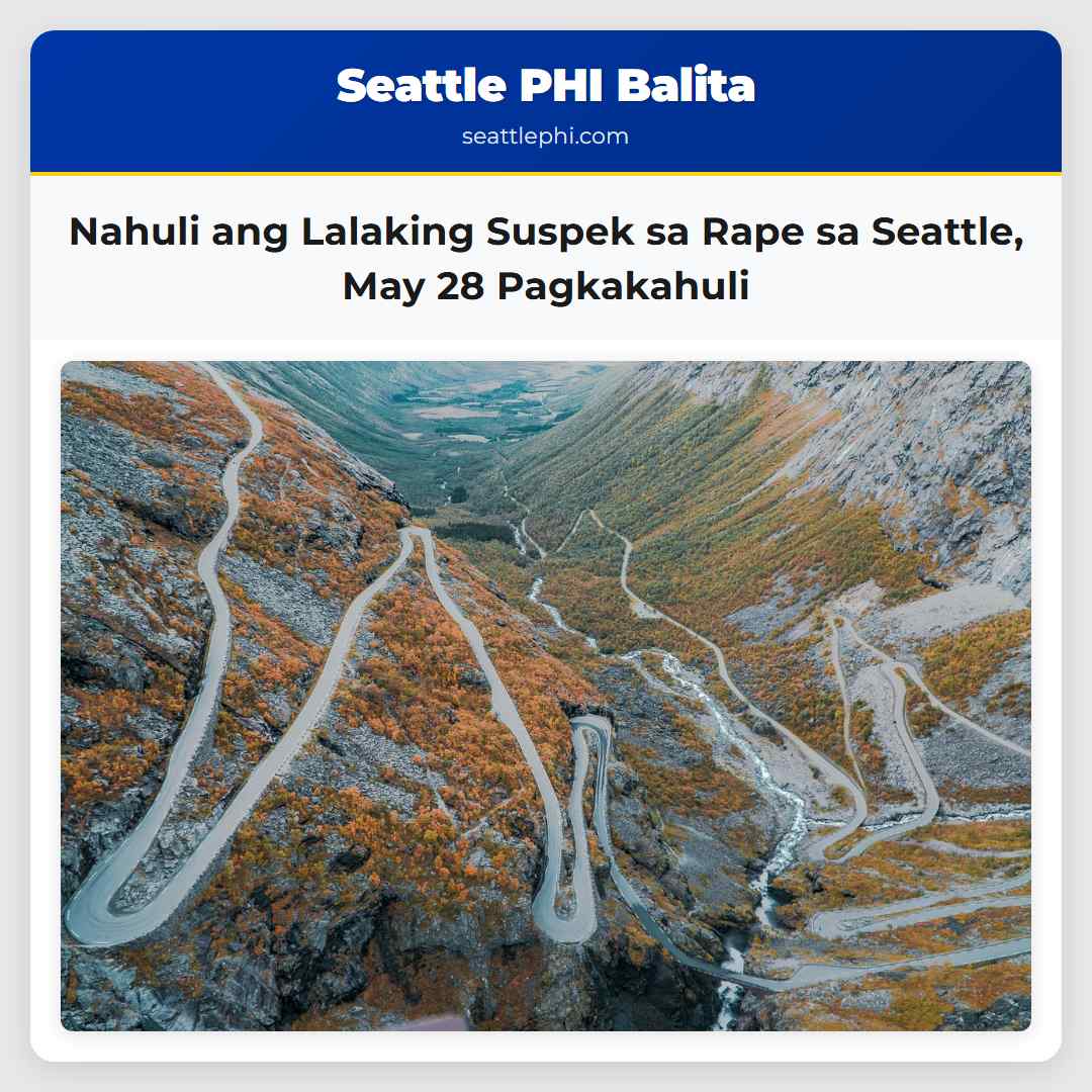Nahuli ang Lalaking Suspek sa Rape sa Seattle May 28 Pagkakahuli