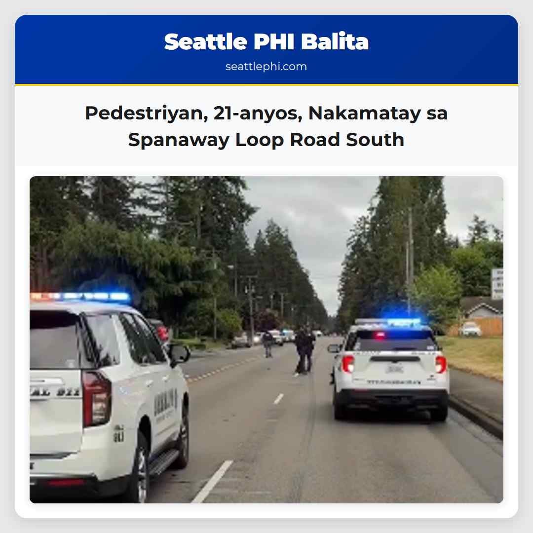 Pedestriyan 21-anyos Nakamatay sa Spanaway Loop Road South