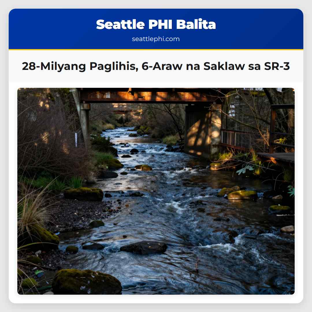 28-Milyang Paglihis 6-Araw na Saklaw sa SR-3