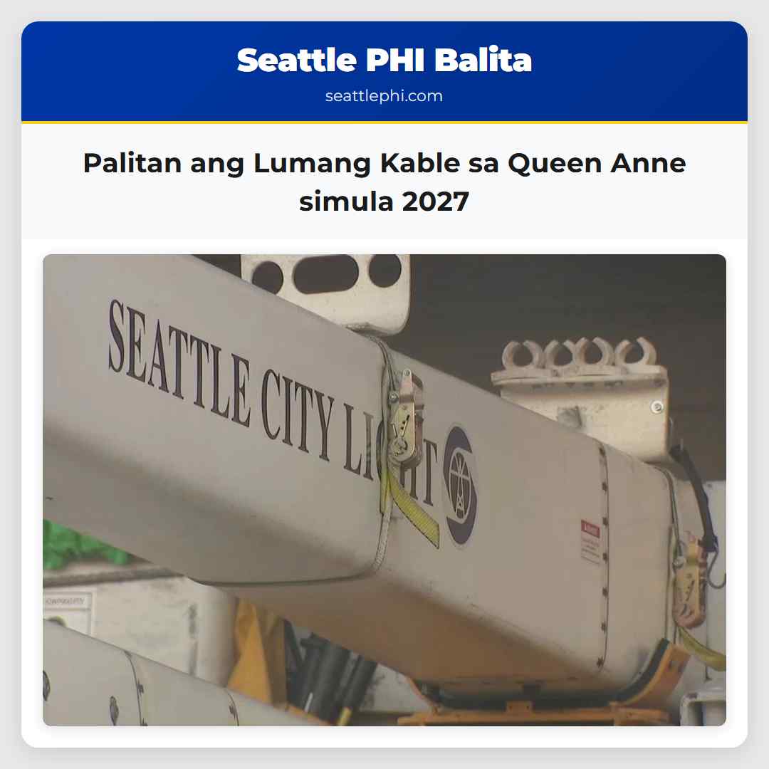 Palitan ang Lumang Kable sa Queen Anne simula 2027