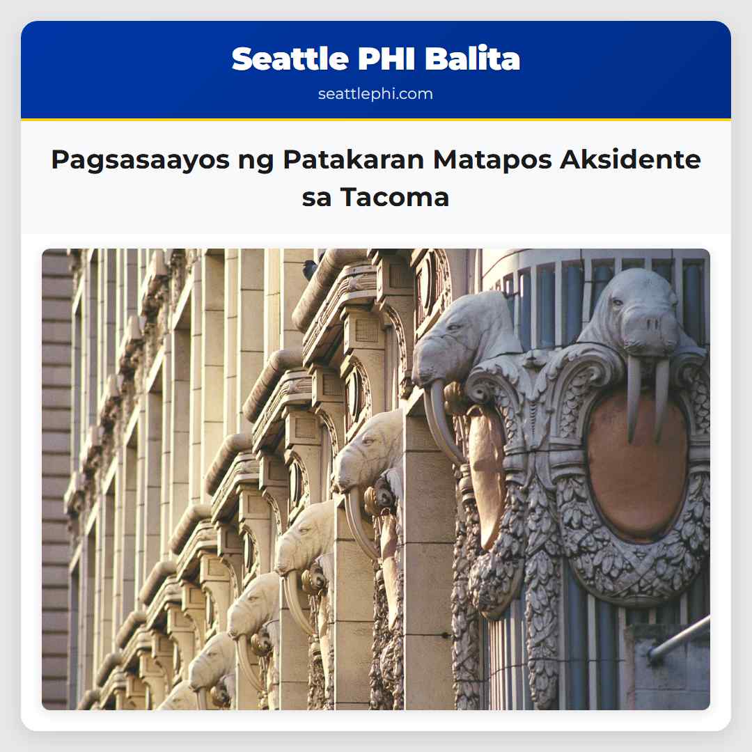 Pagsasaayos ng Patakaran Matapos Aksidente sa Tacoma