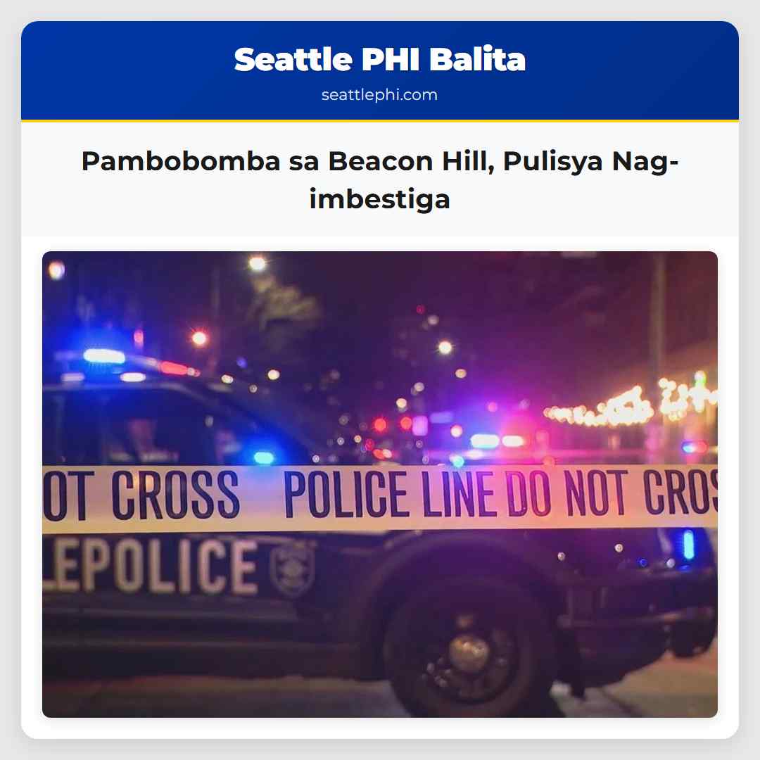 Pambobomba sa Beacon Hill Pulisya Nag-imbestiga
