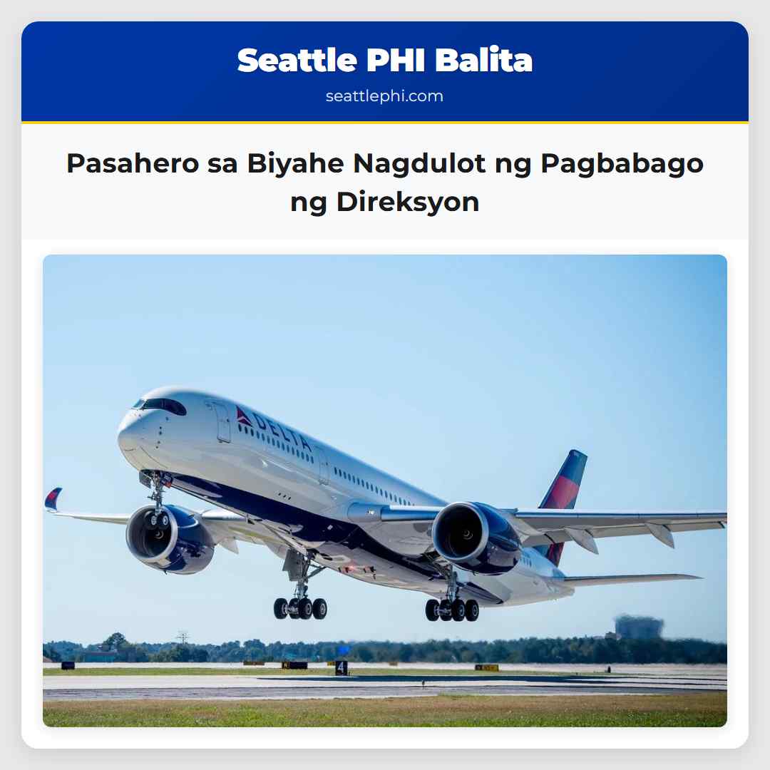 Pasahero sa Biyahe Nagdulot ng Pagbabago ng