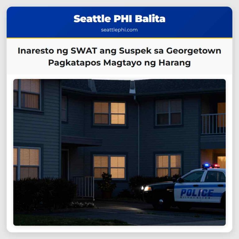 Inaresto ng SWAT ang Suspek sa Georgetown Pagkatapos Magtayo ng Harang
