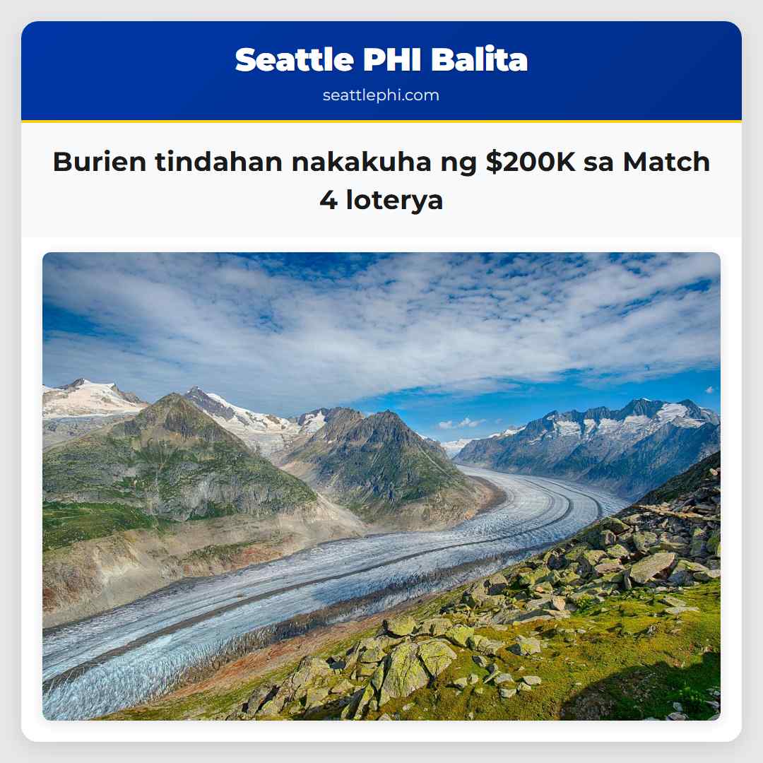 Burien tindahan nakakuha ng $200K sa Match 4 loterya