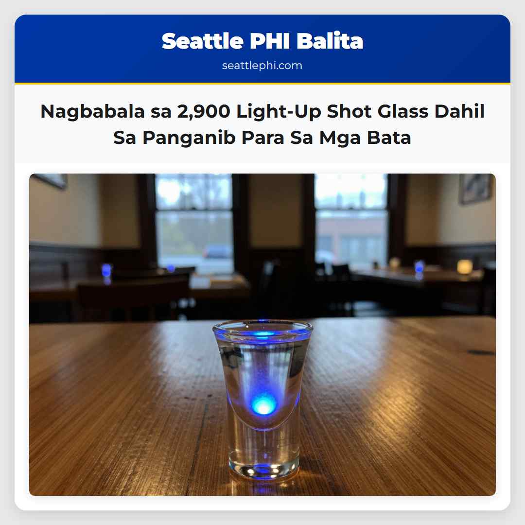 Nagbabala sa 2900 Light-Up Shot Glass Dahil Sa Panganib Para Sa Mga Bata