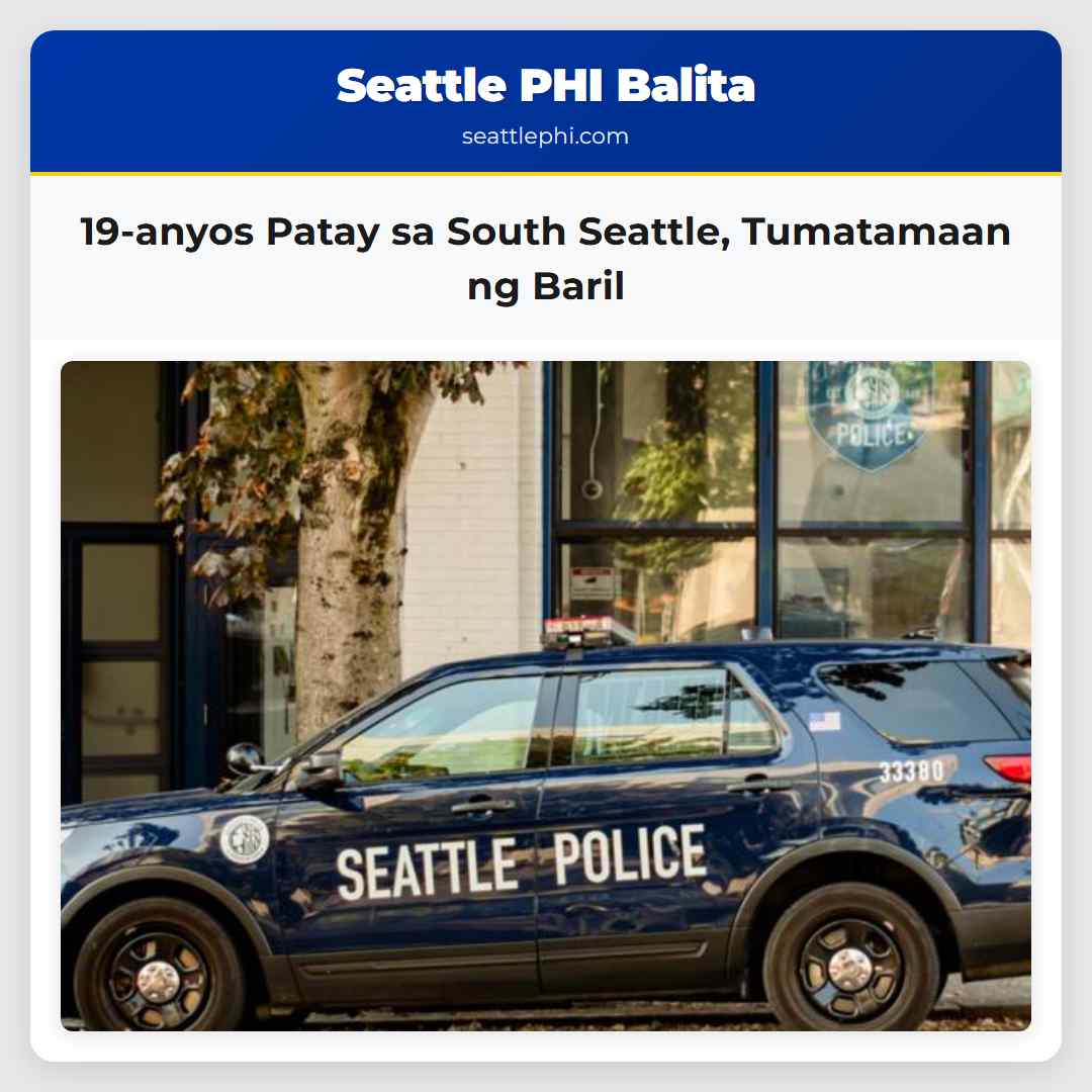 19-anyos Patay sa South Seattle Tumatamaan ng Baril