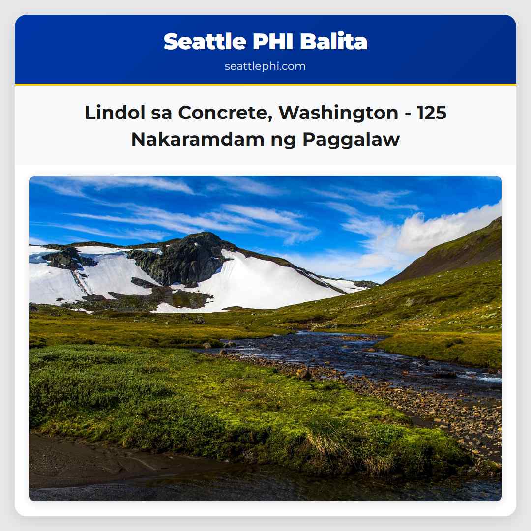 Lindol sa Concrete Washington – 125 Nakaramdam ng Paggalaw
