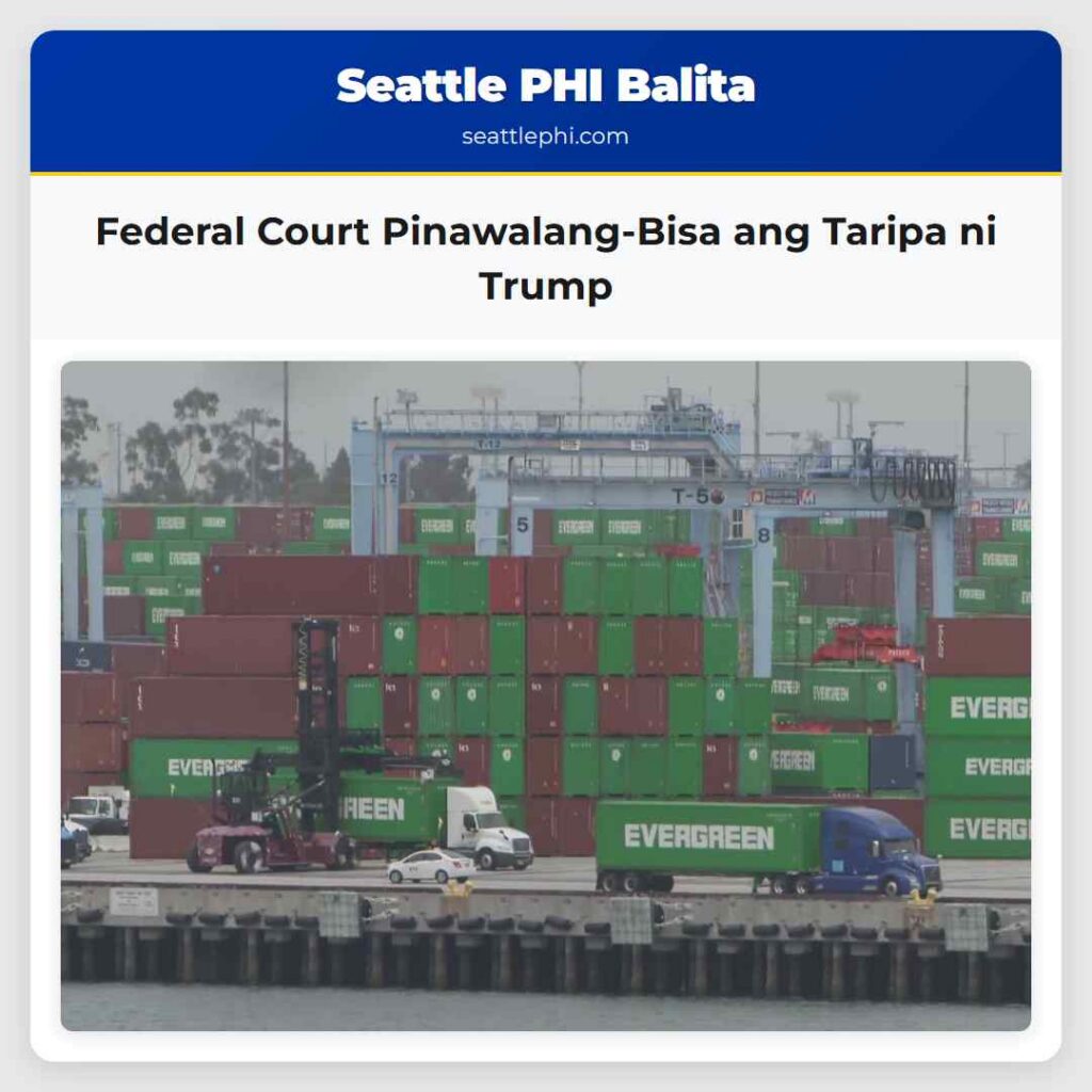 Federal Court Pinawalang-Bisa ang Taripa ni Trump