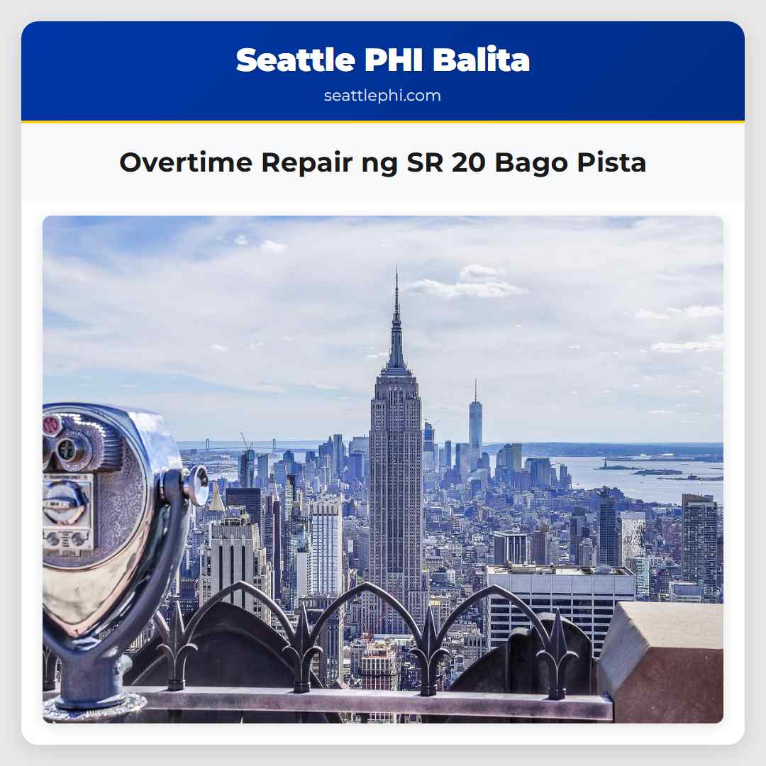 Overtime Repair ng SR 20 Bago Pista