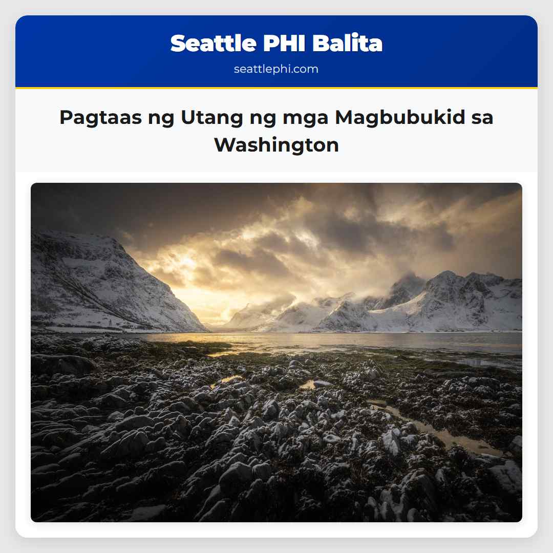Pagtaas ng Utang ng mga Magbubukid sa Washington
