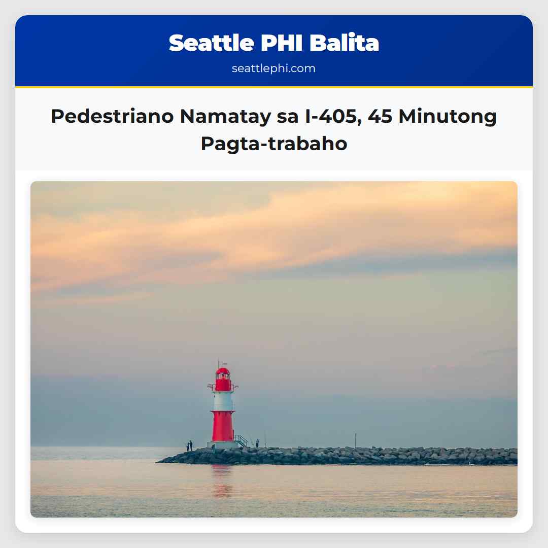 Pedestriano Namatay sa I-405, 45 Minutong