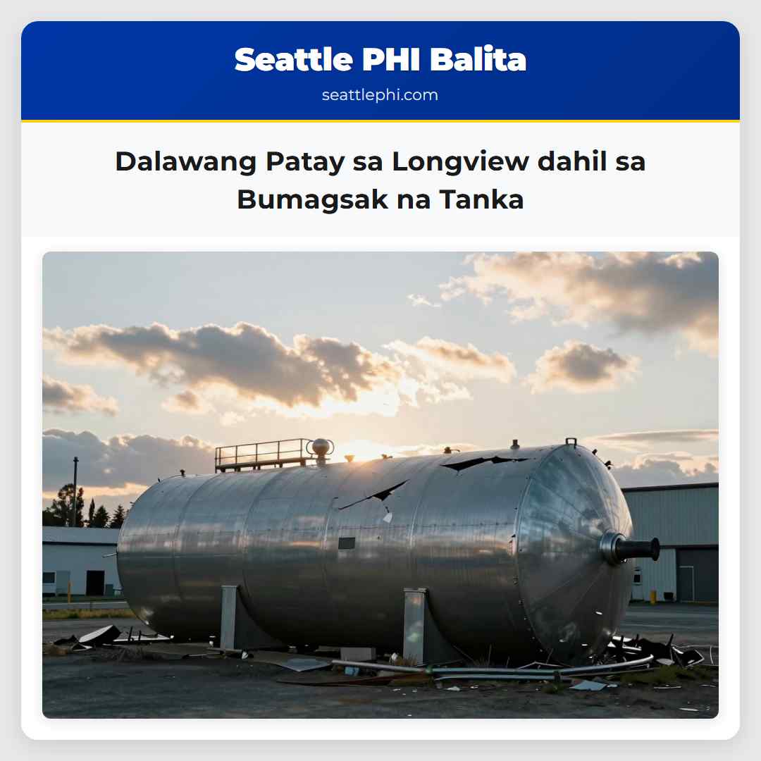 Dalawang Patay sa Longview dahil sa Bumagsak na Tanka