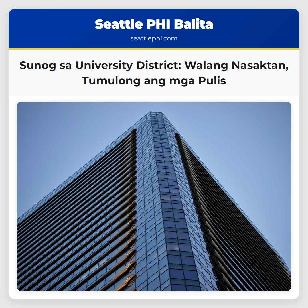 Sunog sa University District Walang Nasaktan Tumulong ang mga Pulis