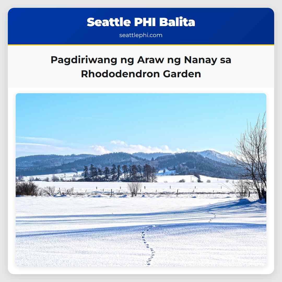 Pagdiriwang ng Araw ng Nanay sa Rhododendron Garden