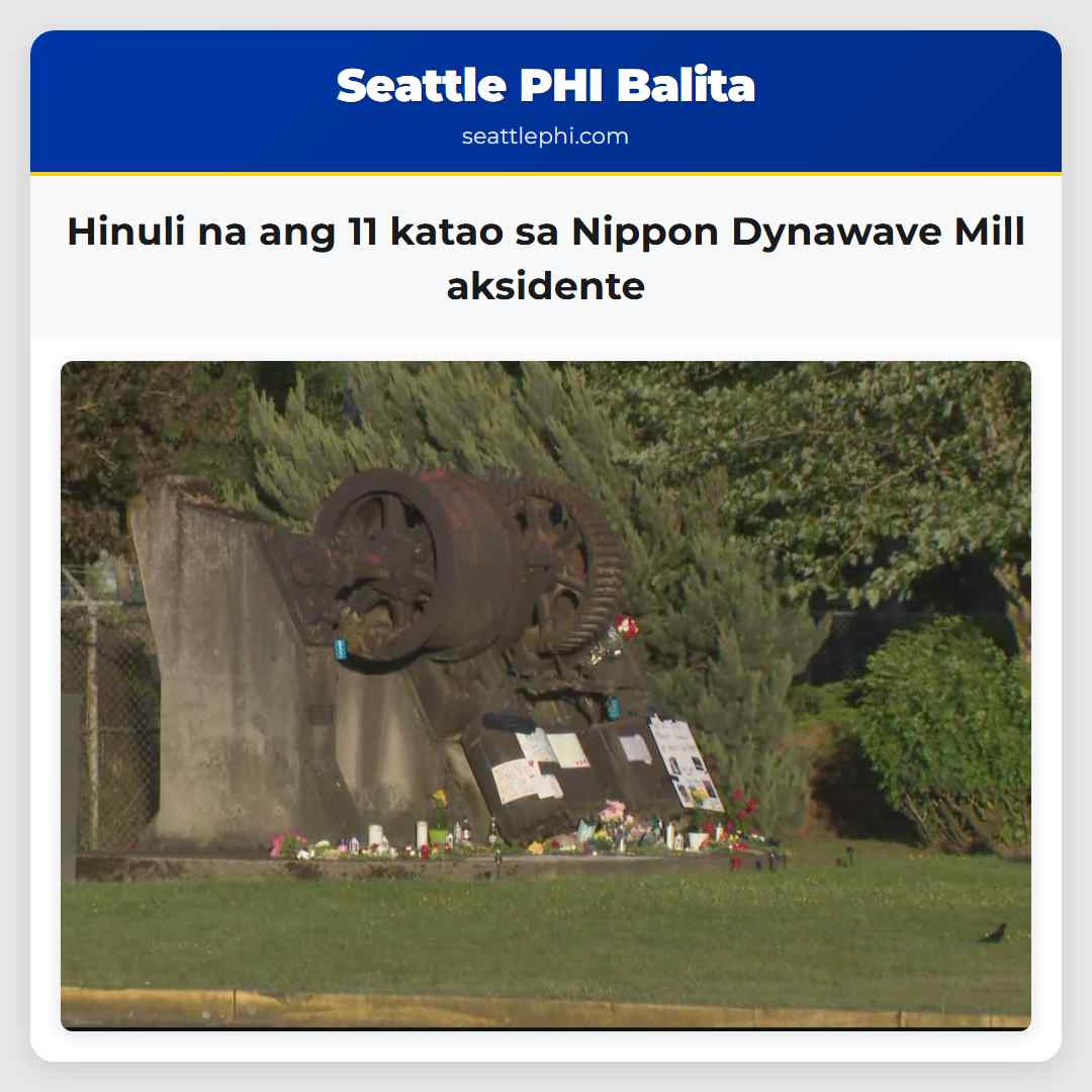 Hinuli na ang 11 katao sa Nippon Dynawave Mill aksidente