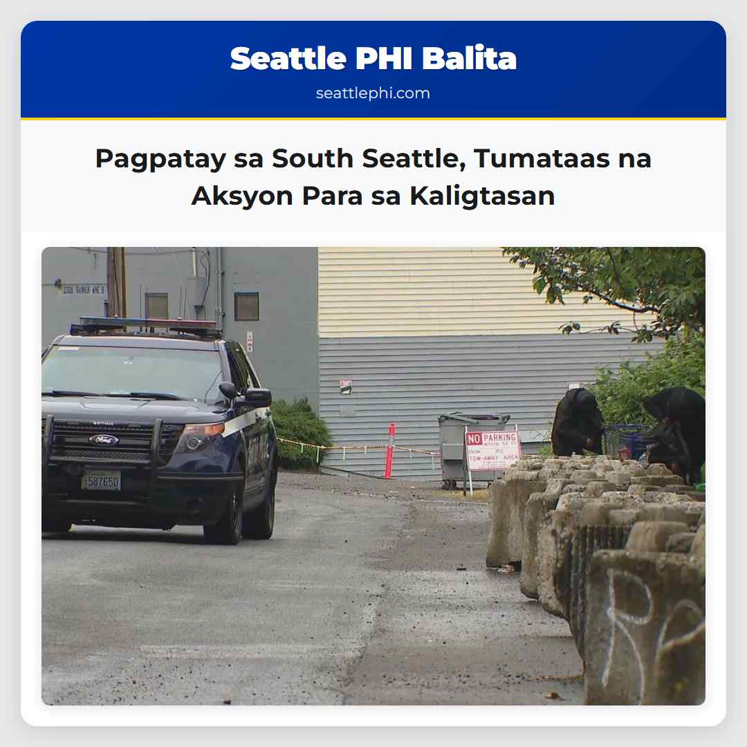 Pagpatay sa South Seattle Tumataas na Aksyon Para sa Kaligtasan