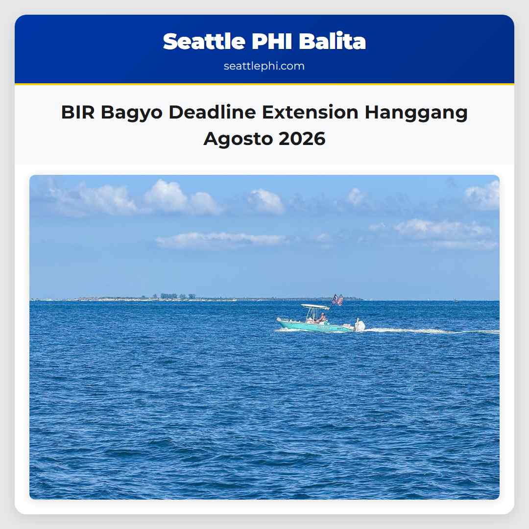 BIR Bagyo Deadline Extension Hanggang Agosto 2026