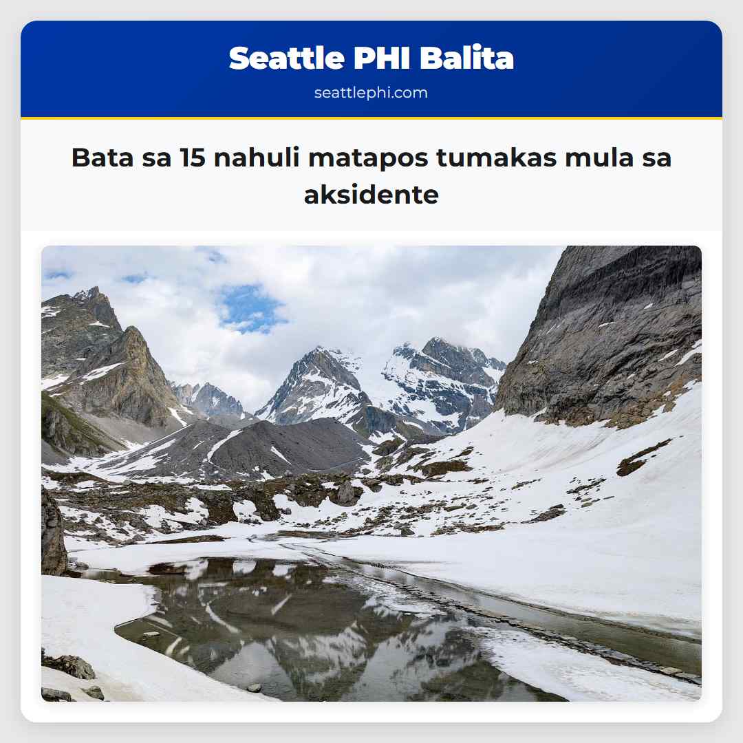 Bata sa 15 nahuli matapos tumakas mula sa aksidente