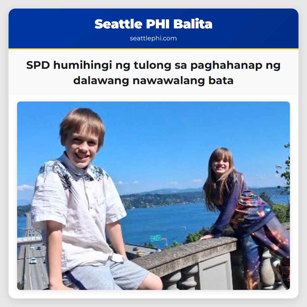 SPD humihingi ng tulong sa paghahanap ng dalawang nawawalang bata
