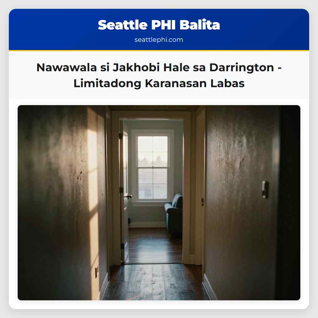 Nawawala si Jakhobi Hale sa Darrington -
