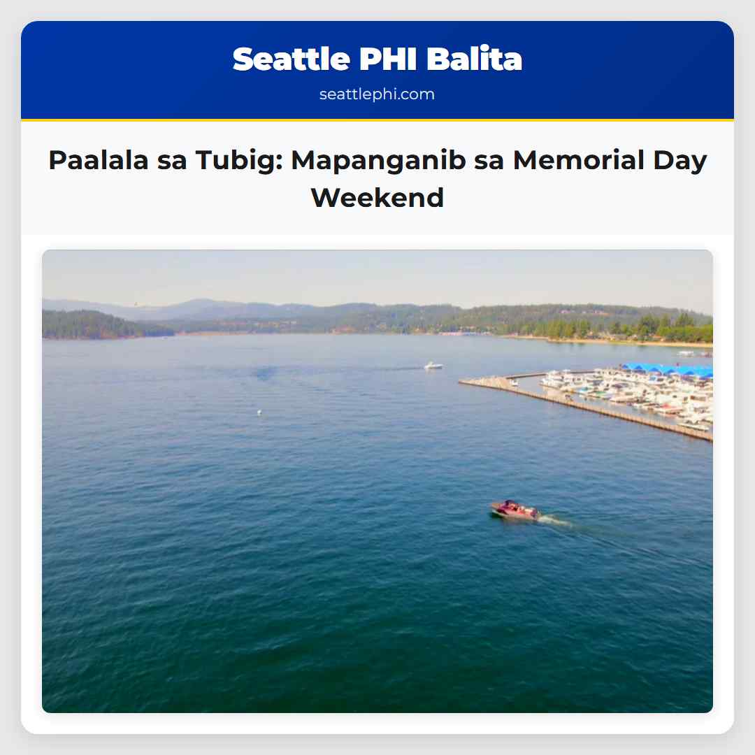 Paalala sa Tubig Mapanganib sa Memorial Day Weekend