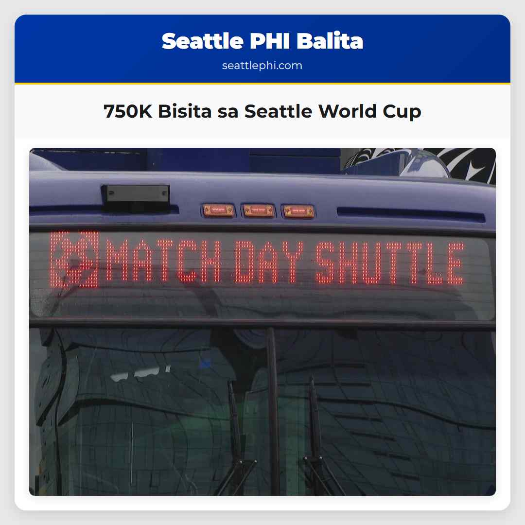 750K Bisita sa Seattle World Cup