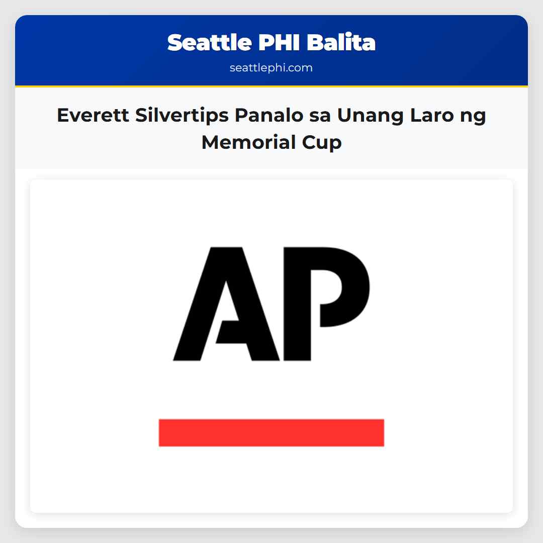 Everett Silvertips Panalo sa Unang Laro ng Memorial Cup