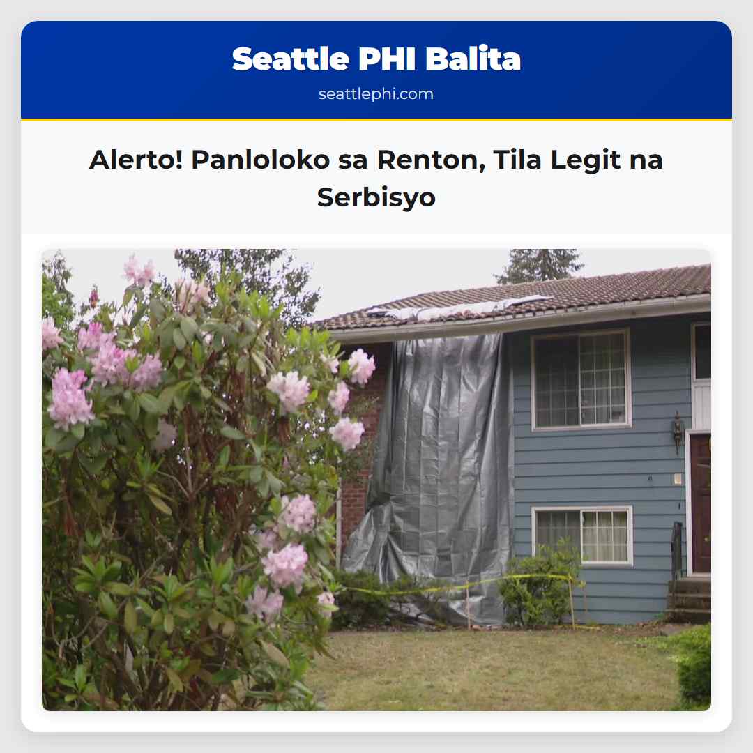 Alerto! Panloloko sa Renton Tila Legit na Serbisyo