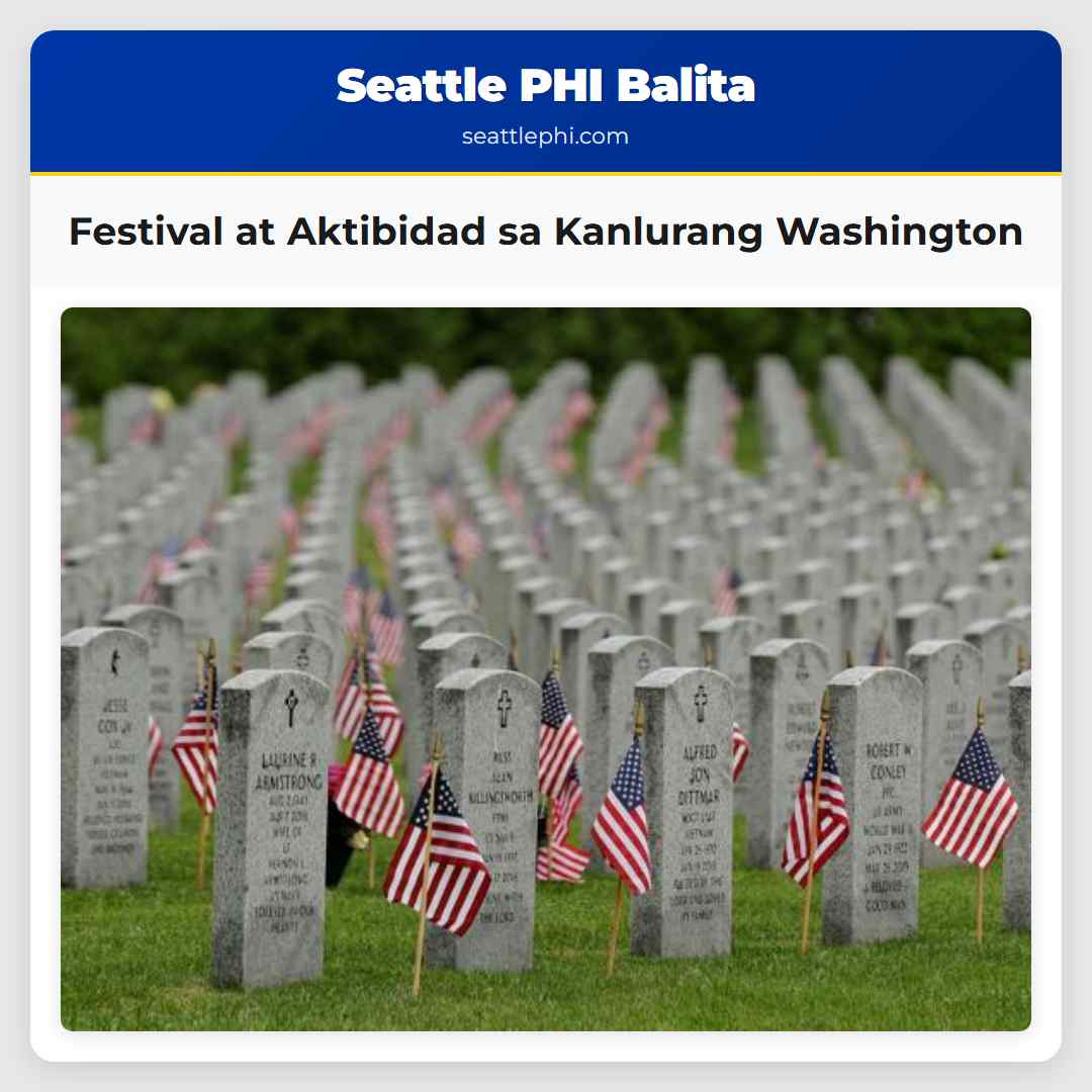 Festival at Aktibidad sa Kanlurang Washington