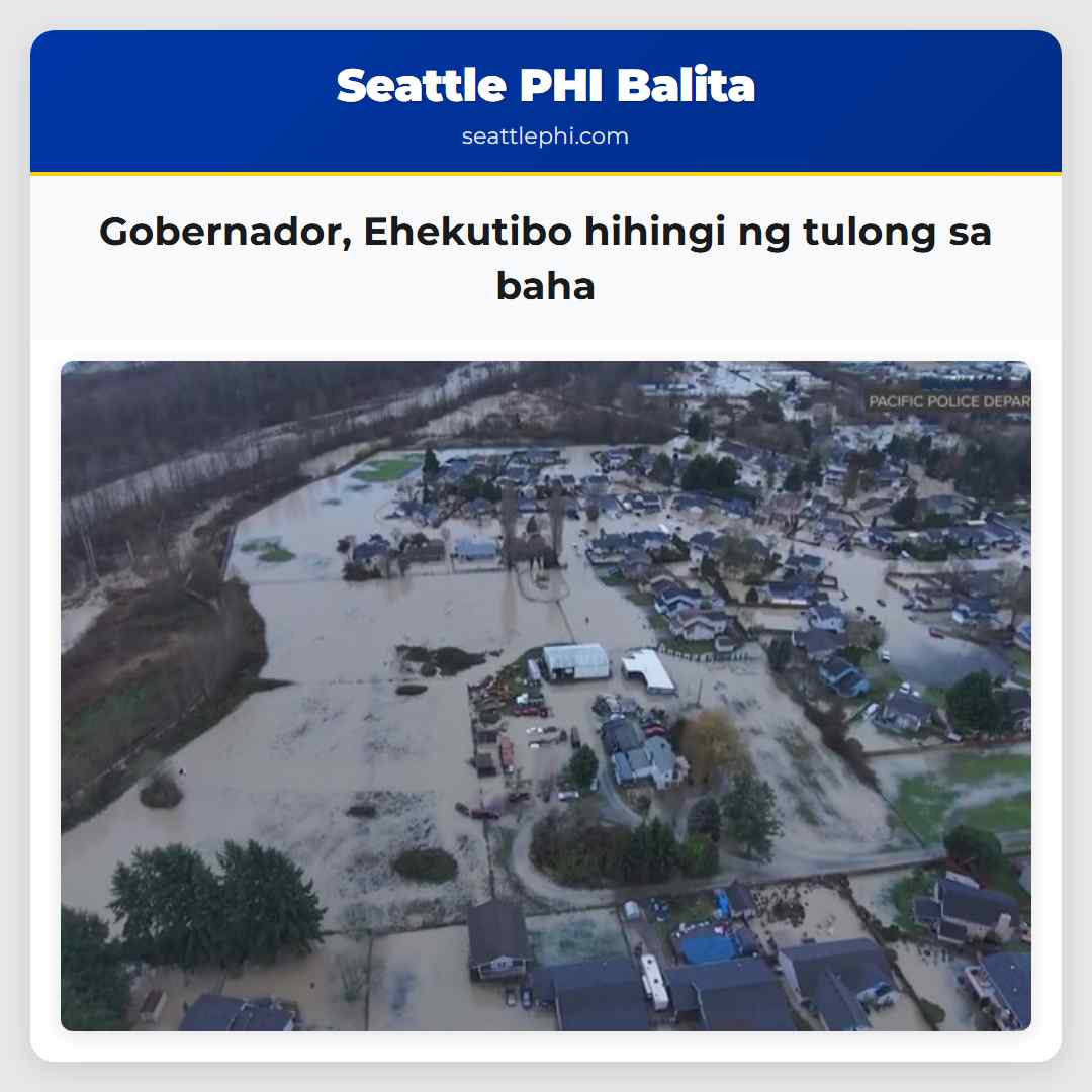 Gobernador Ehekutibo hihingi ng tulong sa baha