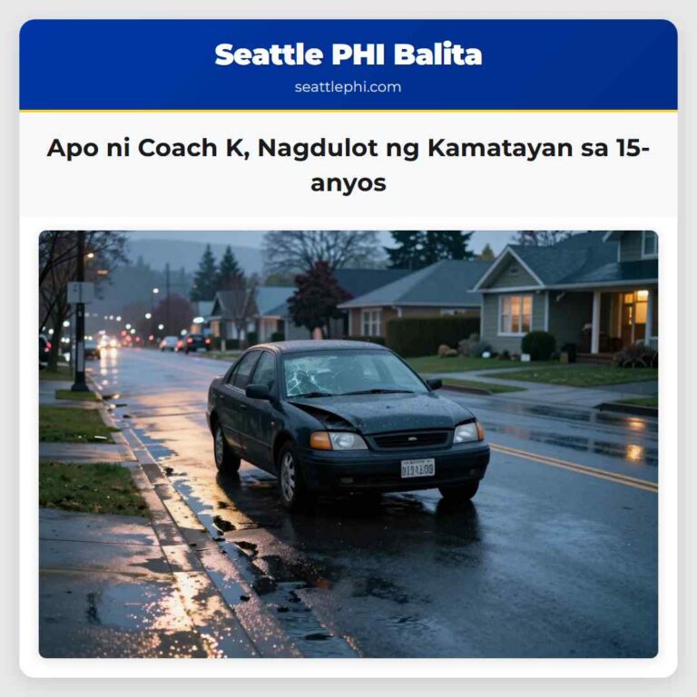 Apo ni Coach K Nagdulot ng Kamatayan sa 15-anyos