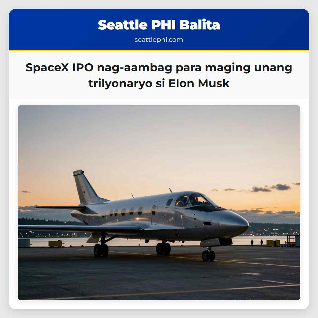 SpaceX IPO nag-aambag para maging unang trilyonaryo si Elon Musk