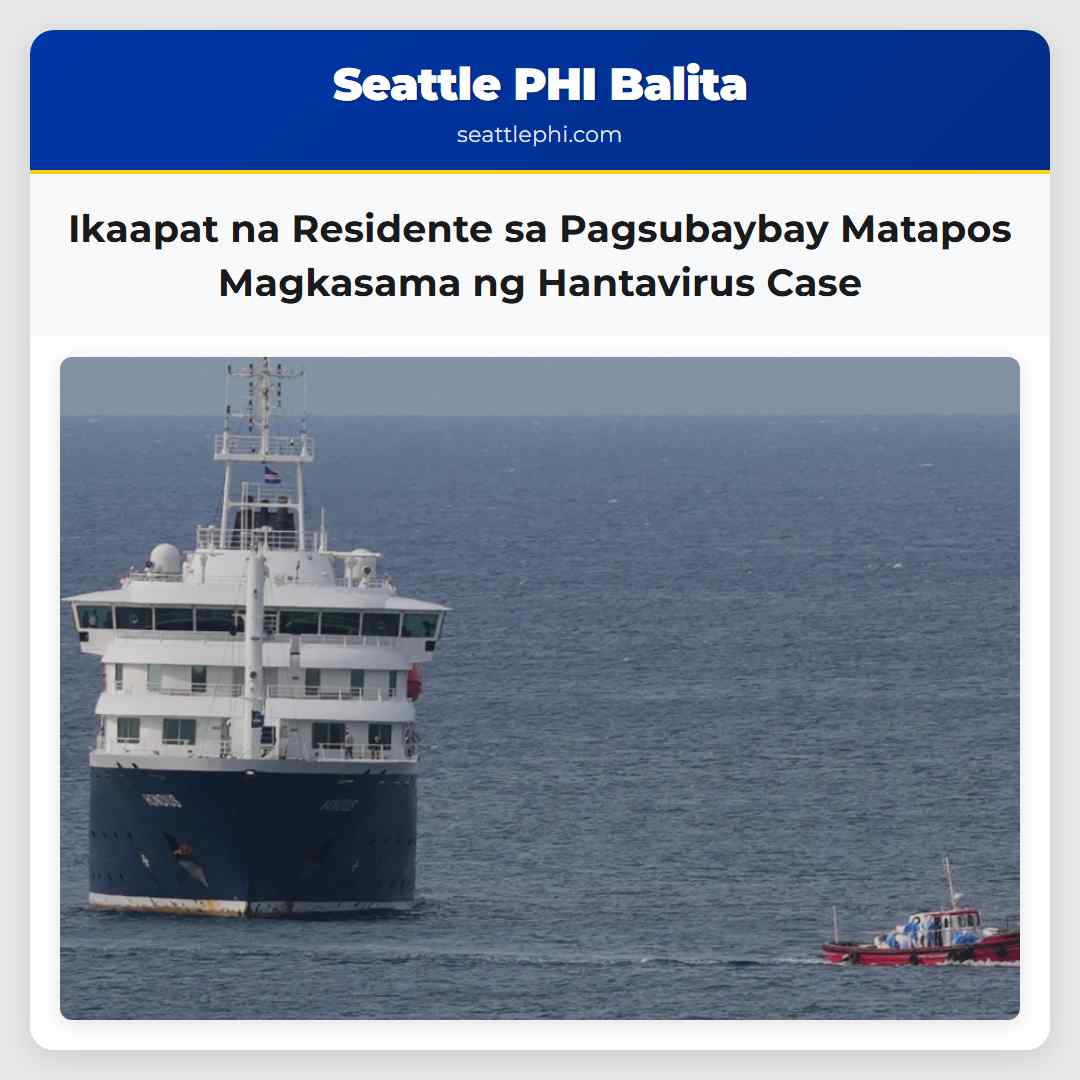 Ikaapat na Residente sa Pagsubaybay Matapos Magkasama ng Hantavirus Case