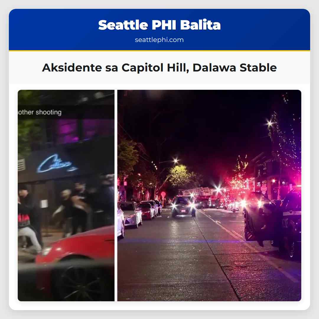 Aksidente sa Capitol Hill Dalawa Stable
