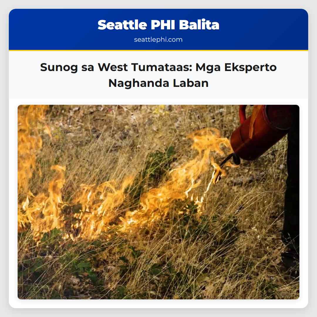 Sunog sa West Tumataas Mga Eksperto Naghanda Laban