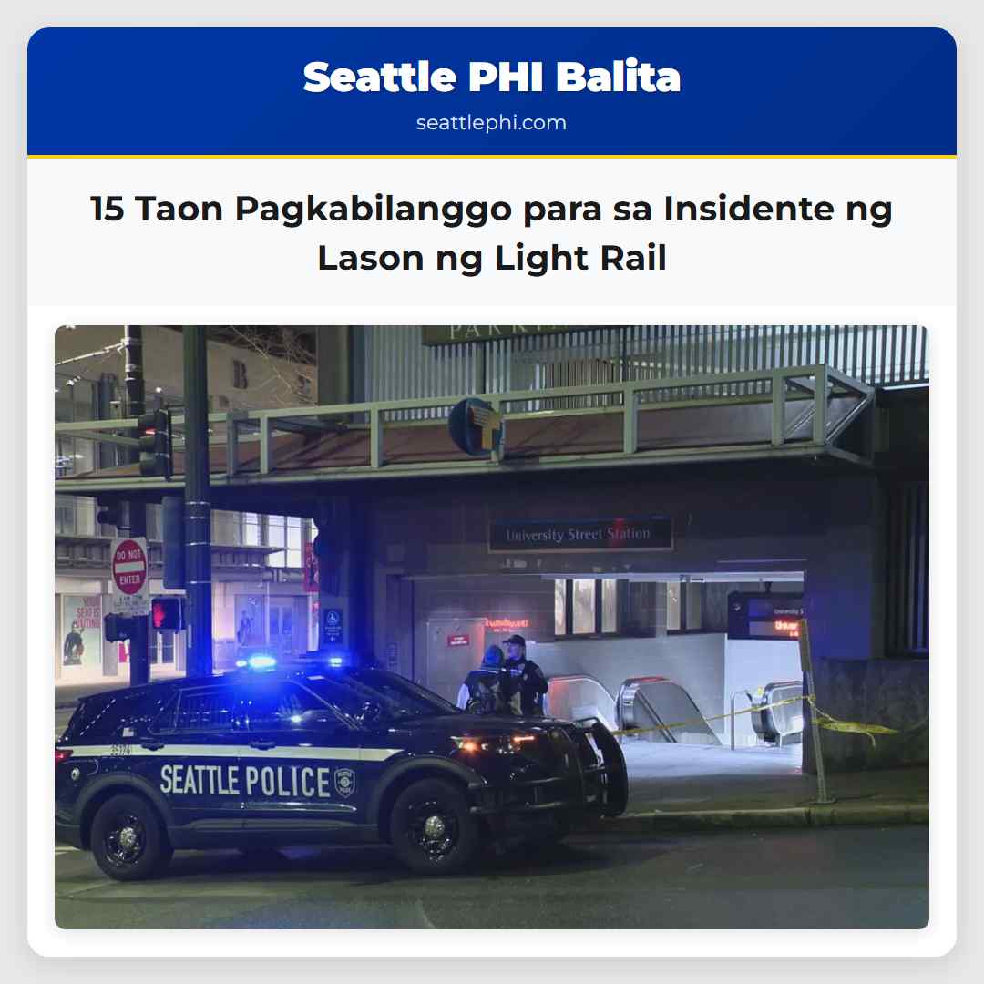 15 Taon Pagkabilanggo para sa Insidente ng Lason ng Light Rail
