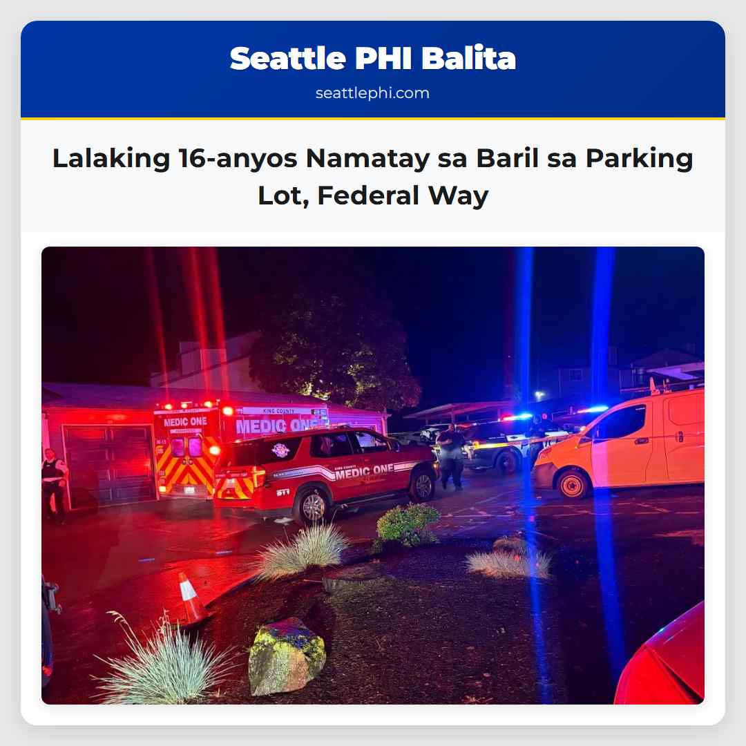 Lalaking 16-anyos Namatay sa Baril sa Parking