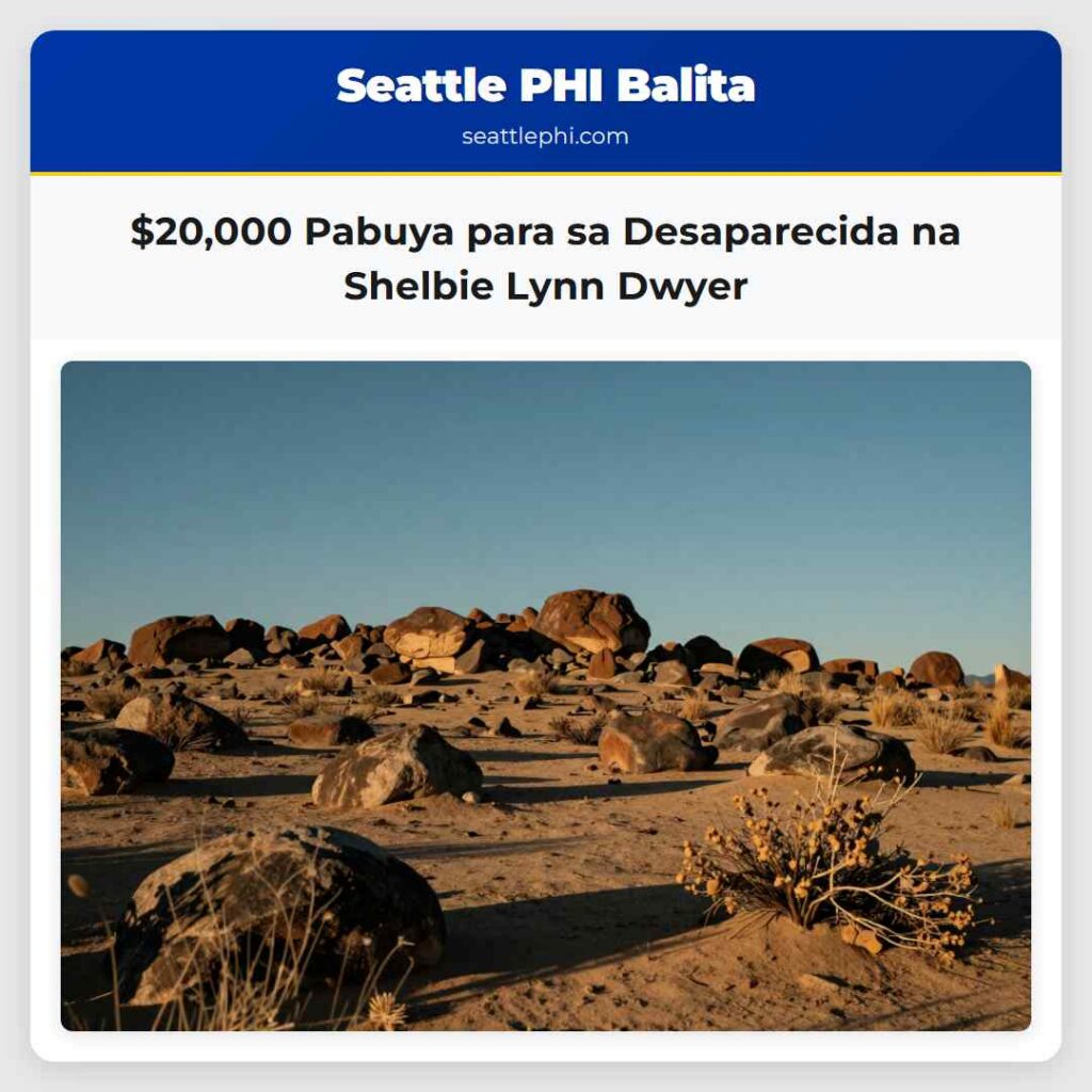 $20,000 Pabuya para sa Desaparecida na Shelbie