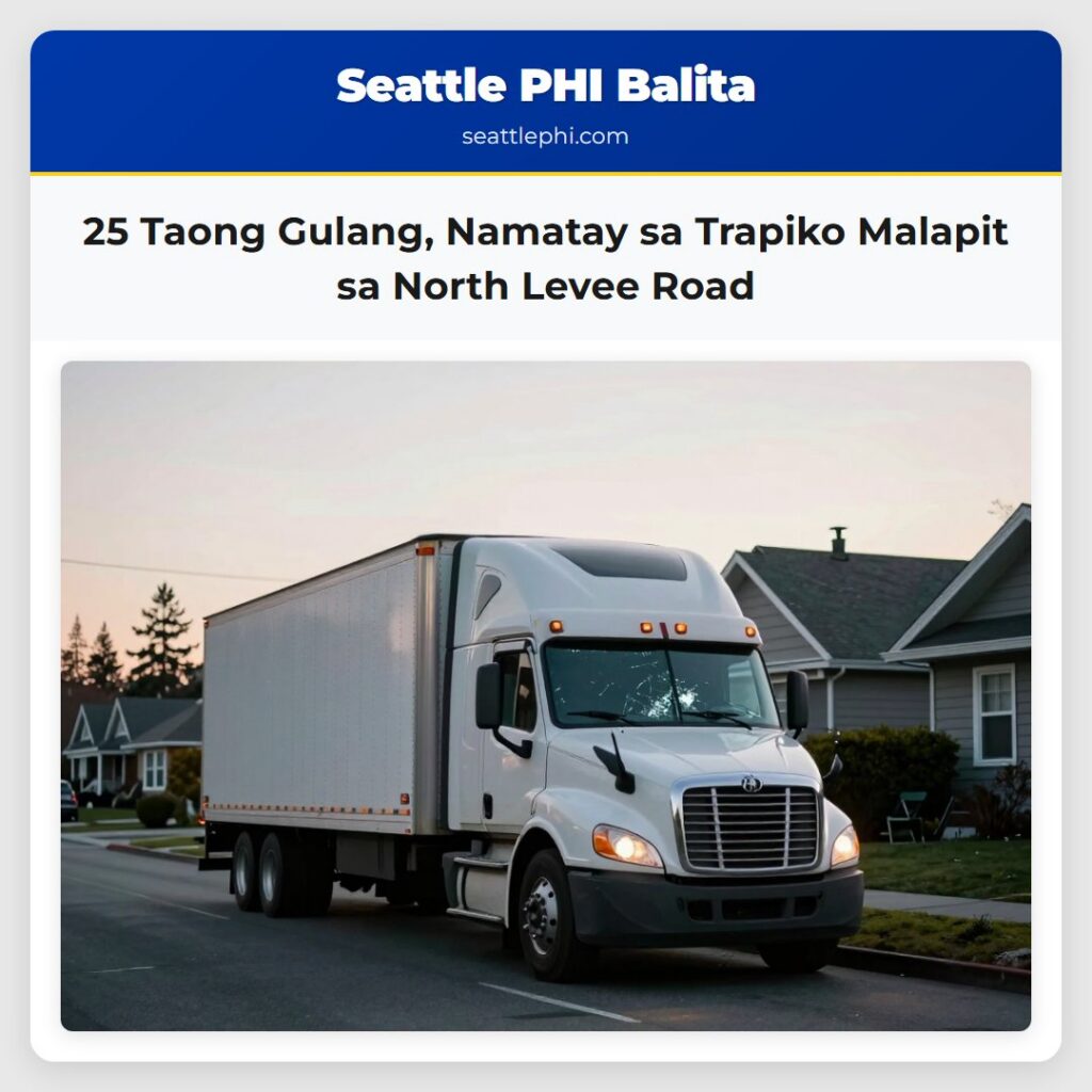 25 Taong Gulang, Namatay sa Trapiko Malapit sa