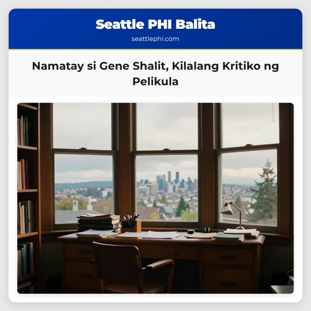 Namatay si Gene Shalit, Kilalang Kritiko ng